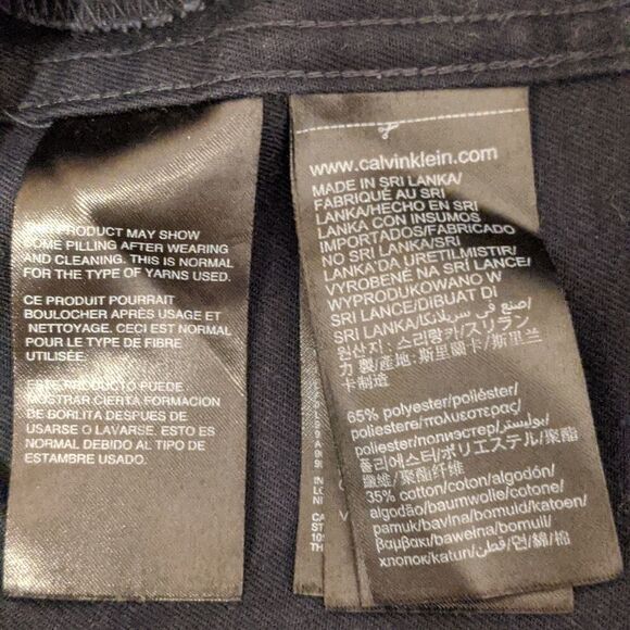 Calvin Klein cotton shacket shirt jacket field shacket jacket utility size M @P - Picture 12 of 12